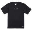 画像2: 【BIGサイズ対応商品】Grande.F.Pブラッシングロゴ.プレミアムコットン半袖Tシャツ　ブラックｘホワイト