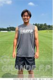 画像5: 【BIGサイズ対応】GRFP.ドライストレッチノースリーブシャツ　ブラックｘホワイト