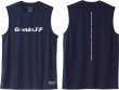 画像1: 【BIGサイズ対応】Grande.F.P.ストレッチノースリーブシャツ　ネイビーｘホワイト