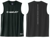 画像: 【BIGサイズ対応】Grande.F.P.ストレッチノースリーブシャツ　ブラックｘホワイト