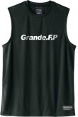 画像2: 【BIGサイズ対応】Grande.F.P.ストレッチノースリーブシャツ　ブラックｘホワイト