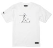 画像2: 【完全予約販売】 【ジュニア〜BIGサイズ対応商品】ｘ豊田歩コラボ.「歩棒人間くん」イラスト.サポートコットン半袖Tシャツ　ホワイト