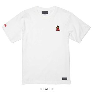 画像: 【完全予約販売：お届け日指定不可.2025年9月上旬〜9月中旬.　お届け商品】 【ジュニア〜BIGサイズ対応商品】ｘ豊田歩コラボ.「コーヒーブレイク暴れ馬くん」サポートコットン半袖Tシャツ　ホワイト