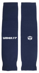画像: GRANDE.F.P　ベーシックカーフソックス（セパレートソックス） 　ネイビーｘホワイト