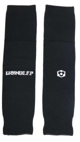 画像: GRANDE.F.P　ベーシックカーフソックス（セパレートソックス） 　ブラックｘホワイト