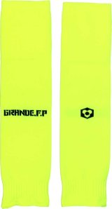 画像: GRANDE.F.P　ベーシックカーフソックス（セパレートソックス） 　蛍光イエローｘブラック