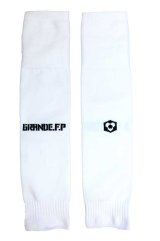 画像: GRANDE.F.P　ベーシックカーフソックス（セパレートソックス） 　ホワイトｘブラック