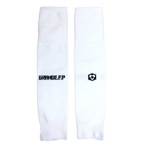 画像: GRANDE.F.P　ベーシックカーフソックス（セパレートソックス） 　ホワイトｘブラック