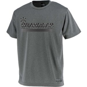 画像: 【ジュニアサイズ対応】GRANDE.F.P.プロトタイプ.モノグラム.プラクティスシャツ　ミックスグレーｘブラック