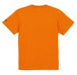 画像2: 【BIGサイズ対応商品】  GRANDE.F.P.定番ハイクオリティー.ベーシックソリッド（無地）刺繍入りカラーTシャツ 　オレンジ