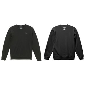 画像: 【先行予約販売：2025年11月中旬〜下旬発売〜お届け商品　BIGサイズ対応商品】【特典：2025年11月1日.AM:11:00までにご注文に限りスペシャルプライス：¥8.900→￥8.000（税別）】TOMOYA・Mマーク.刺繍.スウェットクルー　ブラック