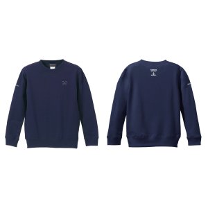 画像: 【先行予約販売：2025年11月中旬〜下旬発売〜お届け商品　BIGサイズ対応商品】【特典：2025年11月1日.AM:11:00までにご注文に限りスペシャルプライス：¥8.900→￥8.000（税別）】TOMOYA・Mマーク.刺繍.スウェットクルー　ネイビー