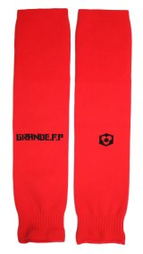 画像: GRANDE.F.P　ベーシックカーフソックス（セパレートソックス） 　レッドｘブラック