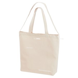 画像: ■GRANDE.F.P スキャッタードロゴ.キャンバス2-WAYトートBAG ナチュラル