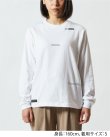 画像8: ■GRANDE.F.P スキャッタードロゴプリント長袖Tシャツ　ホワイト