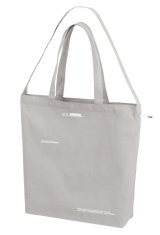 画像: ■GRANDE.F.P スキャッタードロゴ.キャンバス2-WAYトートBAG　ライトグレー