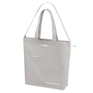 画像: ■GRANDE.F.P スキャッタードロゴ.キャンバス2-WAYトートBAG ライトグレー