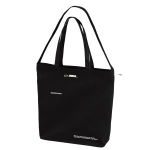 画像: ■GRANDE.F.P スキャッタードロゴ.キャンバス2-WAYトートBAG ブラック