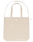 画像3: ■GRANDE.F.P スキャッタードロゴ.キャンバス2-WAYトートBAG　ナチュラル