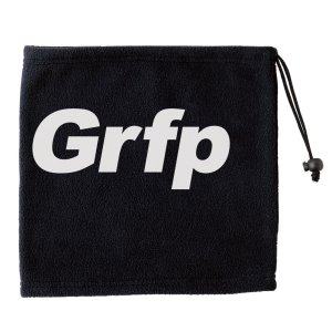 画像: Grfp.フリースネックウォーマー ブラックxホワイト