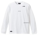 画像: ■GRANDE.F.P スキャッタードロゴプリント長袖Tシャツ　ホワイト