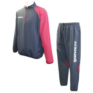 画像: GRANDE.F.P プロトピステ.上下セット ネイビー×バーガンディ