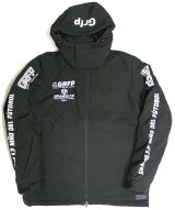 画像: 【BIGサイズ対応】Grande.f.p.LIMITEDハーフウォーマージャケット　　ブラックｘホワイト