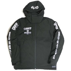 画像: 【BIGサイズ対応】Grande.f.p.LIMITEDハーフウォーマージャケット　　ブラックｘホワイト