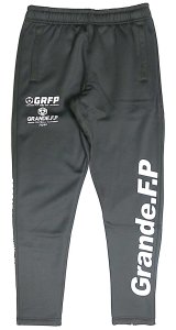 画像: 【BIGサイズ対応】Grande.f.p.LIMITEDトレーニングジャージロングパンツ　ブラックｘホワイト