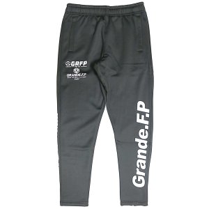 画像: 【BIGサイズ対応】Grande.f.p.LIMITEDトレーニングジャージロングパンツ　ブラックｘホワイト