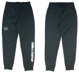 画像: 【BIGサイズ対応商品】Grande.F.P.Japan.ヘキサゴン.ドライスウェットジャージトラックパンツ　ブラックｘホワイト