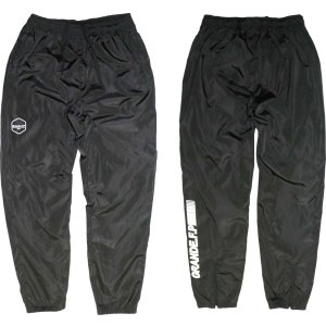 画像: 【ジュニアサイズ対応】Grande.F.P.Japan.ヘキサゴン.アクティブライトウェザーロングパンツ（裏メッシュ付）　ブラックｘホワイト