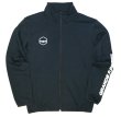画像2: 【BIGサイズ対応商品】Grande.F.P.Japan.ヘキサゴン.ドライスウェットジャージトラックジャケット　ブラックｘホワイト