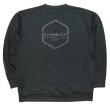 画像7: 【BIGサイズ対応商品】Grande.F.P.Japan.ヘキサゴン.ドライスウェットクルー　ブラックｘブラック