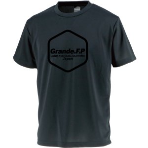 画像: 【BIGサイズ対応商品】 ■GRANDE.F.P.LIMITEDヘキサゴン.ドライメッシュプラシャツ　ブラックｘブラック