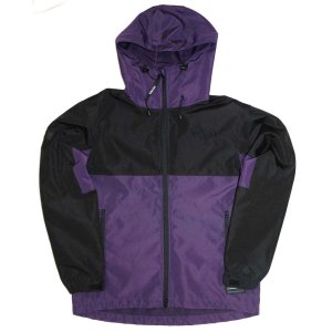 画像: GRANDE 2トーンマウンテンパーカー ブラック/パープル
