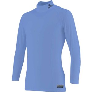 画像:  GRANDE.F.P　ベーシックインナーハイネック.パワーシャツ  サックスブルー