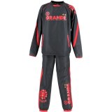 画像: 【ジュニア】GRANDE ウインドクロス ピステセットアップ ブラック/レッド