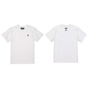 画像: 【完全予約販売：2026年4月中旬〜下旬発売〜お届け商品】 【ジュニア〜BIGサイズ対応商品】 サガン鳥栖.豊田歩ｘGRANDE.F.Pコラボ.AYUMU.シルエット.刺繍.サポートコットン半袖Tシャツ 　ホワイトxブラック