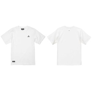 画像: 【BIGサイズ対応商品】 ■GRANDE.F.Pヘキサゴンマーク刺繍.半袖Tシャツ　ホワイト