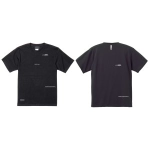 画像: 【BIGサイズ対応商品】 ■GRANDE.F.P スキャッタードロゴプリント半袖Tシャツ　ブラックｘホワイト