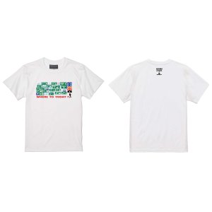 画像: 【完全予約販売:ご注文から、3〜4週間後にお届け商品.お届け指定日不可】【ジュニア〜BIGサイズ対応商品】 サガン鳥栖.豊田歩選手xGRANDE.F.Pコラボ.『Where to Today?』プリント.コットン半袖Tシャツ ホワイト