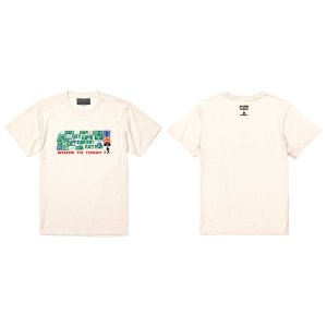画像: 【完全予約販売:ご注文から、3〜4週間後にお届け商品.お届け指定日不可】【ジュニア〜BIGサイズ対応商品】 サガン鳥栖.豊田歩選手xGRANDE.F.Pコラボ.『Where to Today?』プリント.コットン半袖Tシャツ アイボリー
