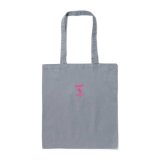 画像: 【完全予約販売：ご注文から、3〜4週間後にお届け商品.お届け指定日不可】 村越凱光選手ｘGRANDE.F.Pコラボ.Kaiga.シルエットプリント.サポート.ロングハンドルトートバッグ　グレーｘピンク