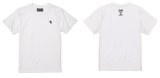 画像: 【完全予約販売：ご注文から、3〜4週間後にお届け商品.お届け指定日不可】【ジュニア〜BIGサイズ対応商品】 村越凱光選手ｘGRANDE.F.Pコラボ.Kaiga.シルエット.刺繍.サポートコットン半袖Tシャツ　ホワイトｘブラック