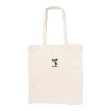 画像: 【完全予約販売：ご注文から、3〜4週間後にお届け商品.お届け指定日不可】 村越凱光選手ｘGRANDE.F.Pコラボ.Kaiga.シルエットプリント.サポート.ロングハンドルトートバッグ　ナチュラルｘブラック