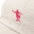 画像4: 【完全予約販売：ご注文から、3〜4週間後にお届け商品.お届け指定日不可】 村越凱光選手ｘGRANDE.F.Pコラボ.Kaiga.シルエット刺繍.サポートBB.CAP　ナチュラルｘピンク