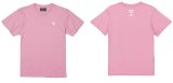 画像: 【完全予約販売：ご注文から、3〜4週間後にお届け商品.お届け指定日不可】【ジュニア〜BIGサイズ対応商品】村越凱光選手ｘGRANDE.F.Pコラボ.Kaiga.シルエット.刺繍.サポートコットン半袖Tシャツ 　ピンクｘホワイト