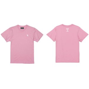 画像: 【完全予約販売：ご注文から、3〜4週間後にお届け商品.お届け指定日不可】【ジュニア〜BIGサイズ対応商品】村越凱光選手ｘGRANDE.F.Pコラボ.Kaiga.シルエット.刺繍.サポートコットン半袖Tシャツ 　ピンクｘホワイト