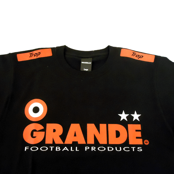 画像: グランデ.エフ.ピー プロトタイプ半袖Tシャツ 　ブラックｘホワイト
